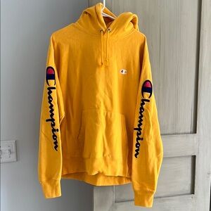 Champion Yellow Hoodie for Men